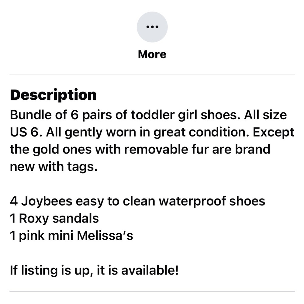 Bundle kids size 6 Stylish Kids Shoes - Picture 7 of 8